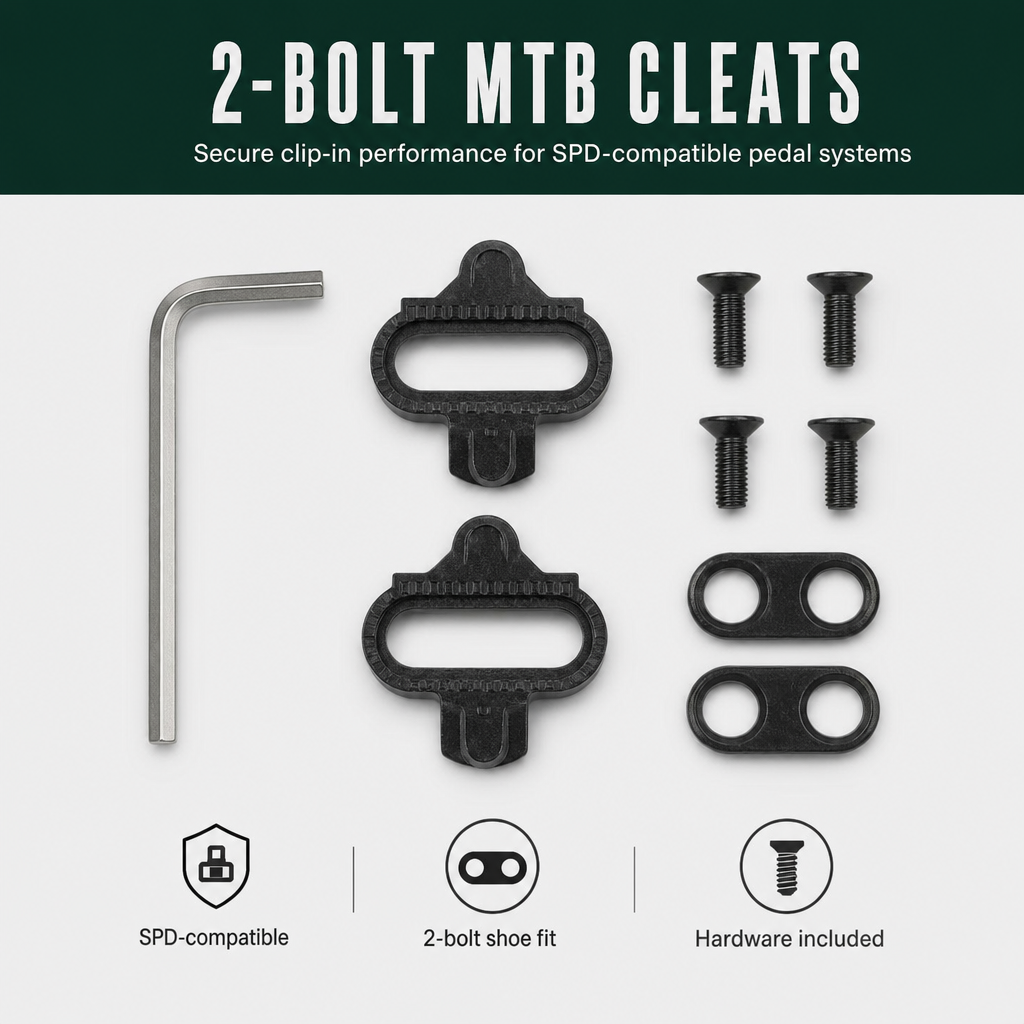 VELOC 2-Bolt SPD-Compatible MTB Cleats